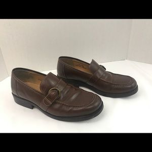 Bass Leather Women’s Buckle Loafers Oxfords 7.5M